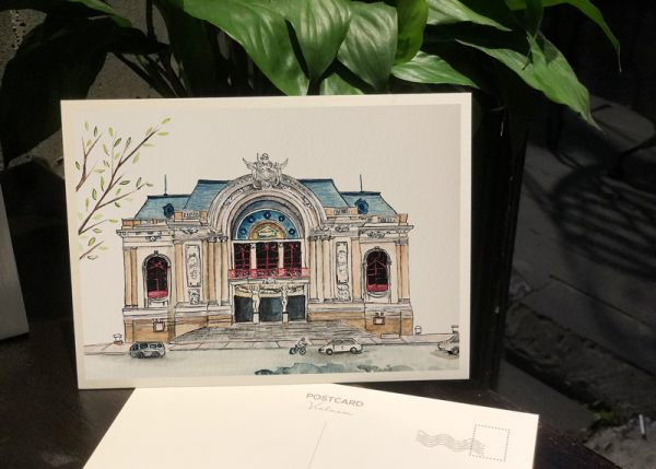 Post Card – Saigon Municipal Opera House